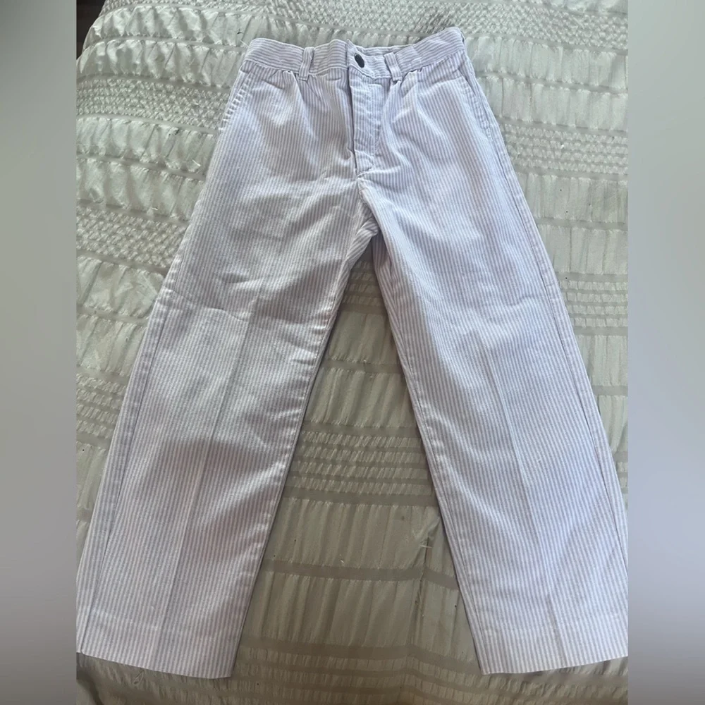 Vintage Girls Lee Pink & White Pinstripe Pants